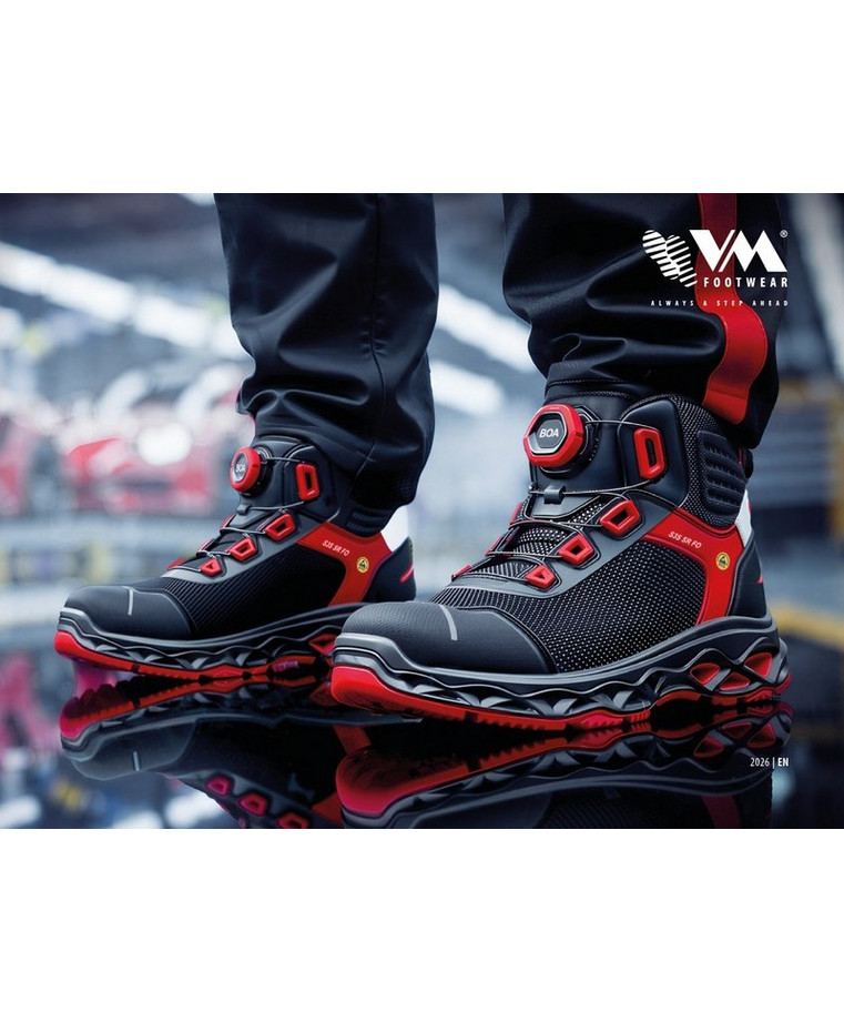 VM Footwear munkavédelmi lábbeli katalógus 2026